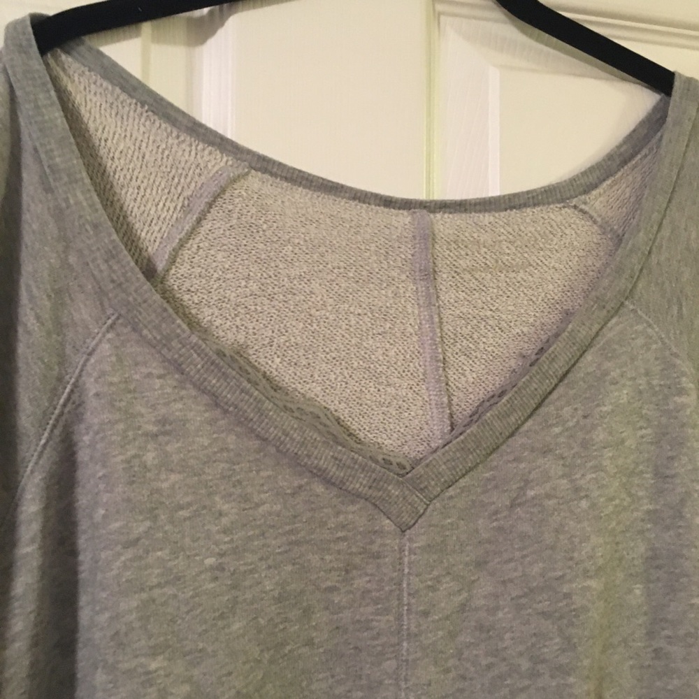 Long sweatshirt dress Grey plus size 3X EUC
